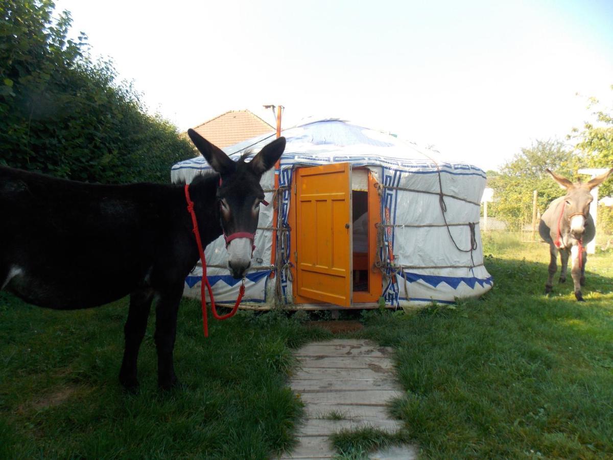 Yourte Mongole Huriel Bagian luar foto