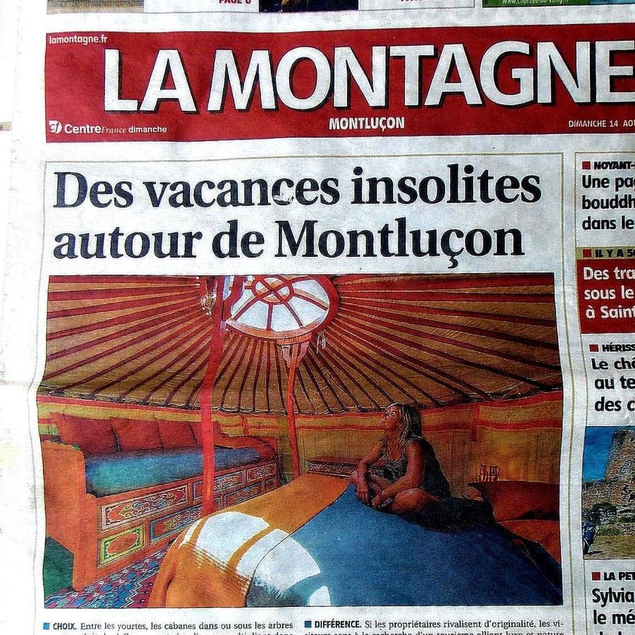 Yourte Mongole Huriel Bagian luar foto